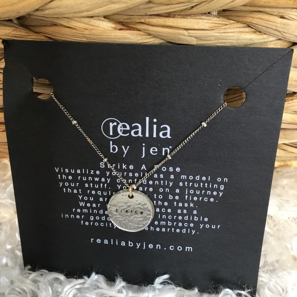 Realia by Jen Fierce Silver Necklace